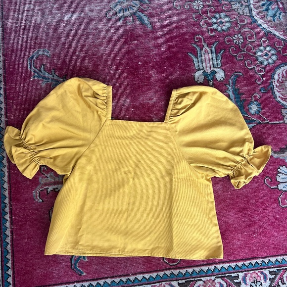 Nikki Chasin Yellow Blouse - Picture 2 of 8